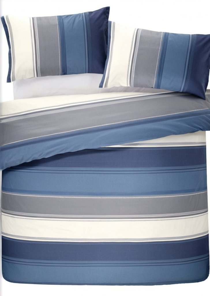 Zestaw poszewek na kołdrą Betley w kolorze niebieskim - obrazek 2