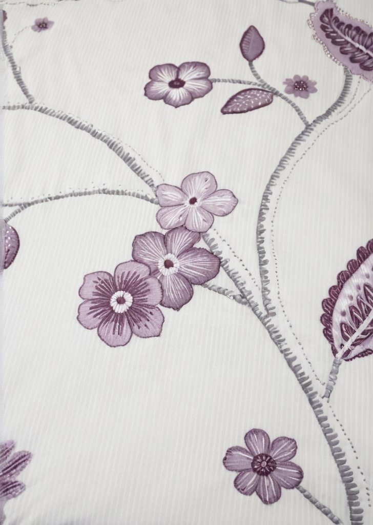 Fioletowy zestaw poszewek na kołdrą Samira - obrazek 3