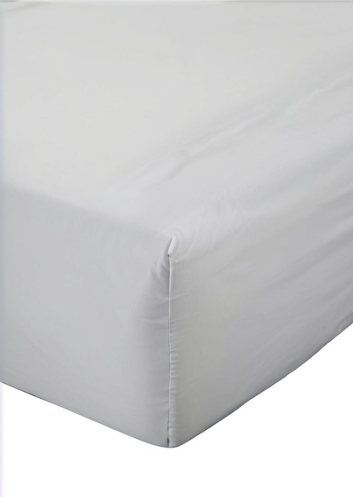 Jedwabiste, miąkkie, satynowe prześcieradło, srebrne - obrazek 3