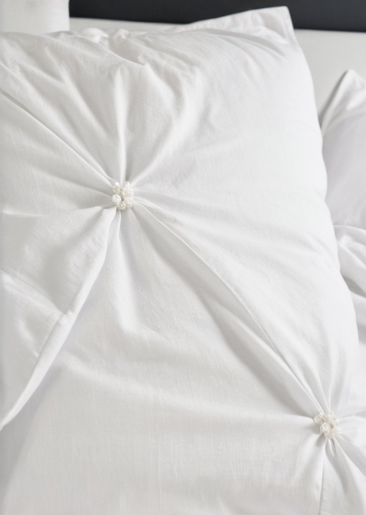 Zestaw pościeli w kolorze białym - obrazek 2