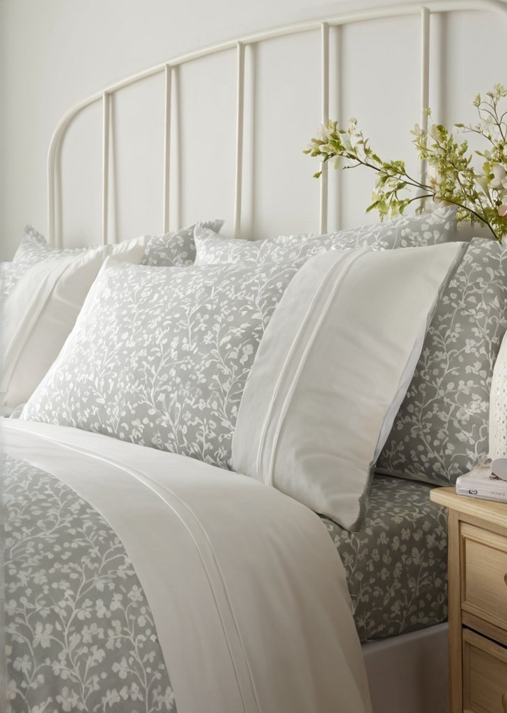 Zestaw dekoracyjnych poszewek na kołdrą w kolorze zielonym - obrazek 2