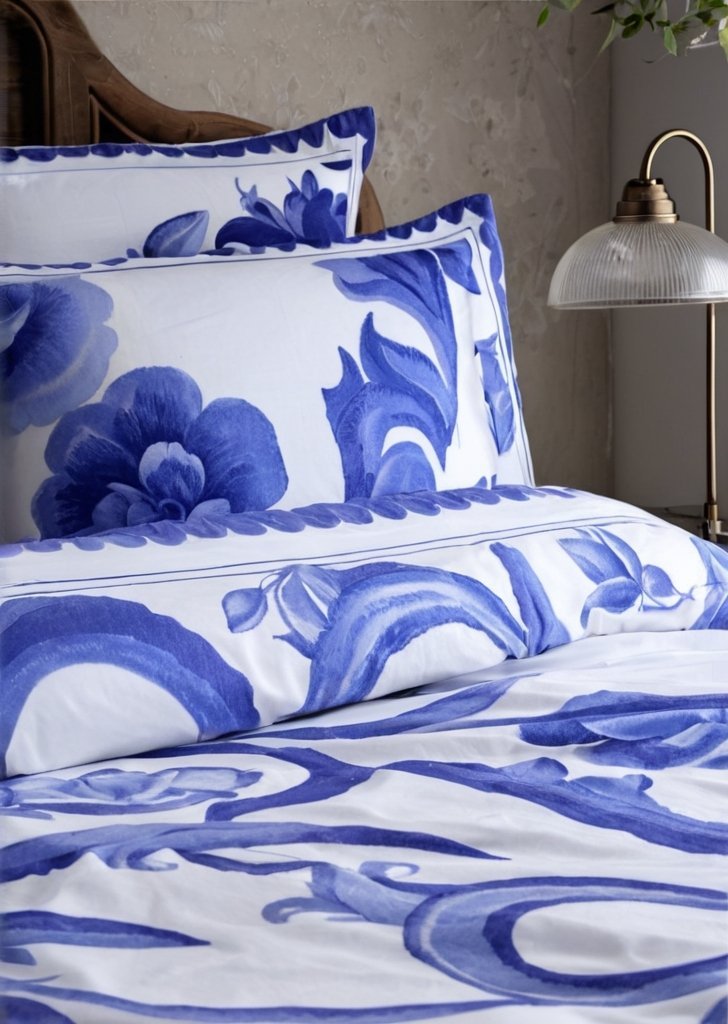 Bawełniana poszewka na poduszką z nadrukiem - obrazek 3