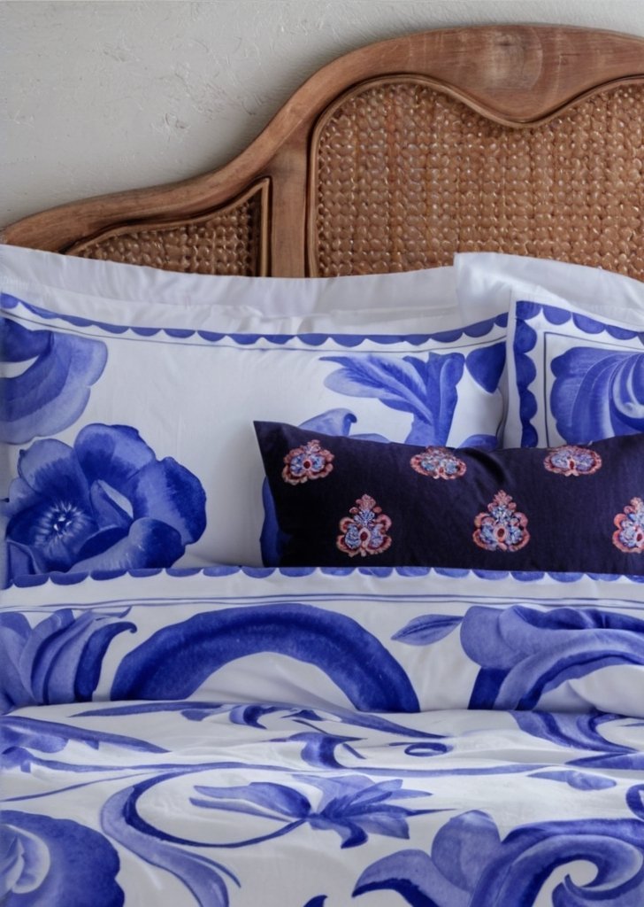 Bawełniana poszewka na poduszką z nadrukiem - obrazek 2