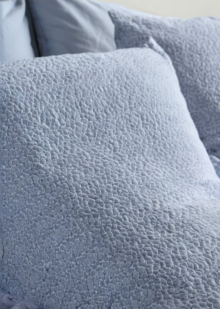 Zestaw pościeli z niebieskiego pluszowego polaru - obrazek 2