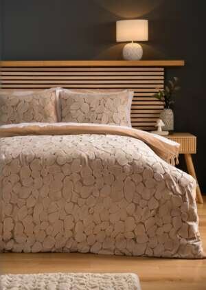 Zestaw kołder ze sztucznego futra w kolorze ciemnoszarym