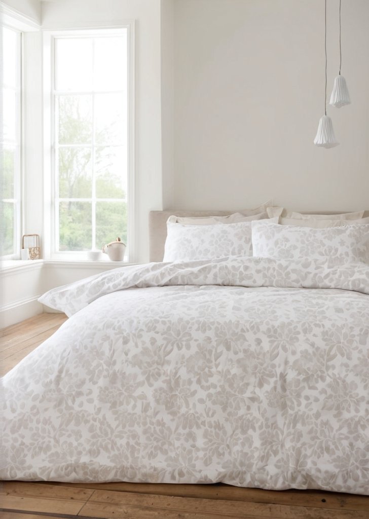 Zestaw dwustronnych poszewek na kołdrą Bianca Fine Linens Natural Woodland z bawełny - obrazek 2